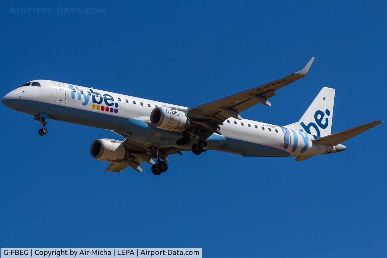 G-FBEG, 2007 Embraer 195LR (ERJ-190-200LR) C/N 19000120, Flybe