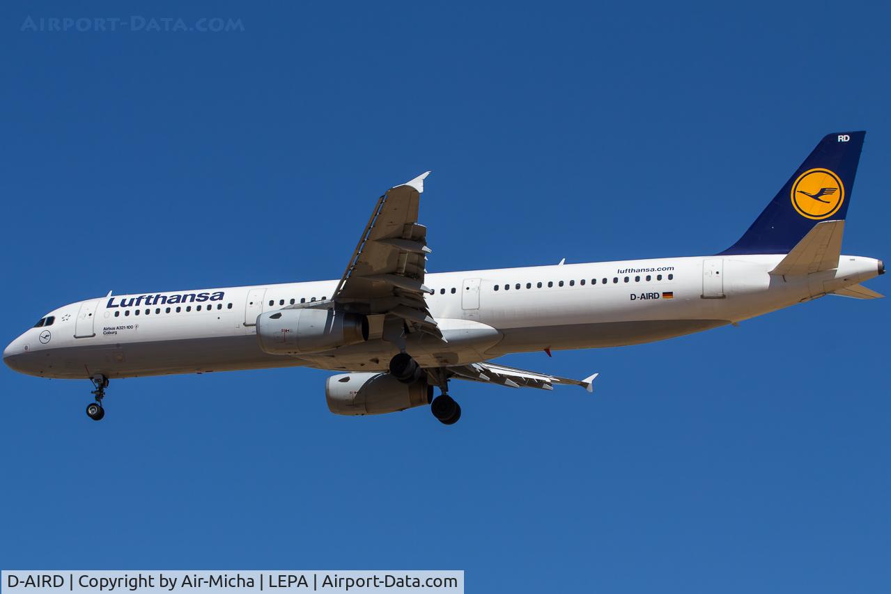 D-AIRD, 1994 Airbus A321-131 C/N 0474, Lufthansa