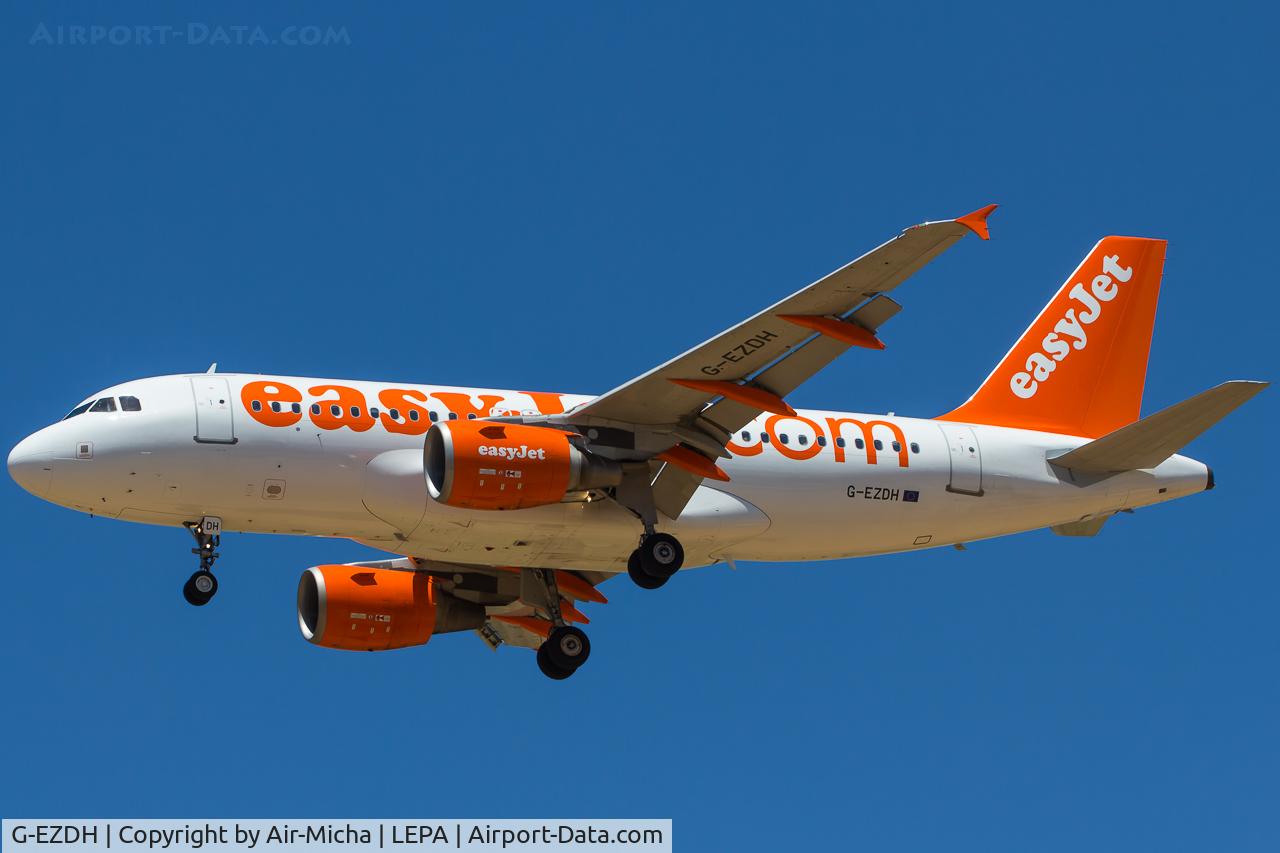 G-EZDH, 2008 Airbus A319-111 C/N 3466, EasyJet