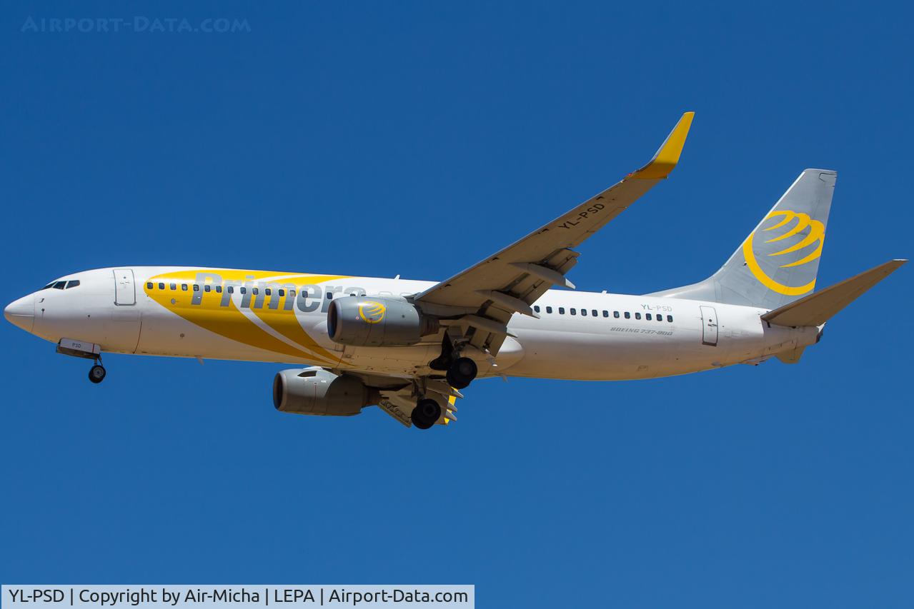 YL-PSD, 2000 Boeing 737-86N C/N 28618, Primera Air Nordic