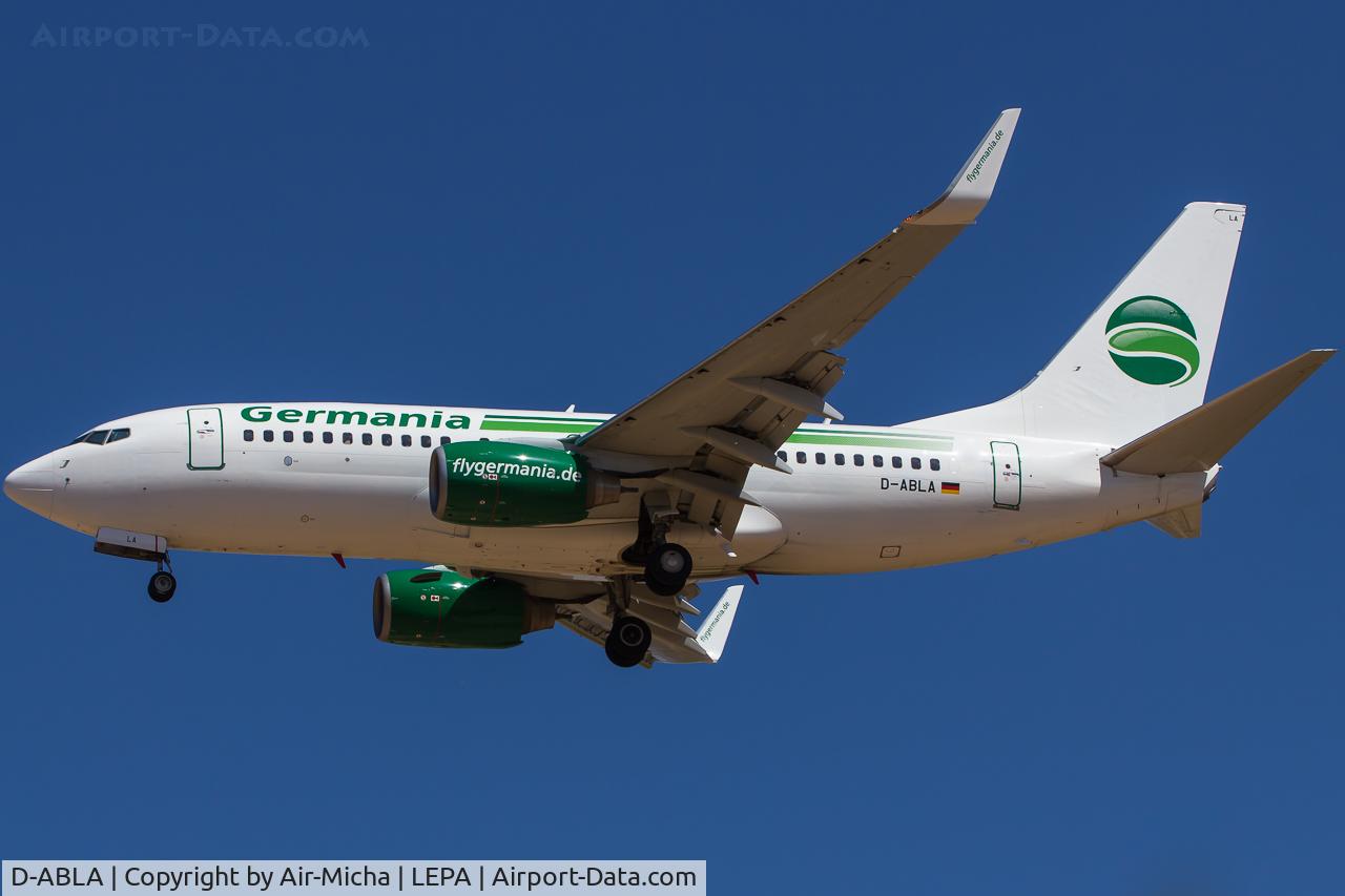 D-ABLA, 2007 Boeing 737-76J C/N 36114, Germania