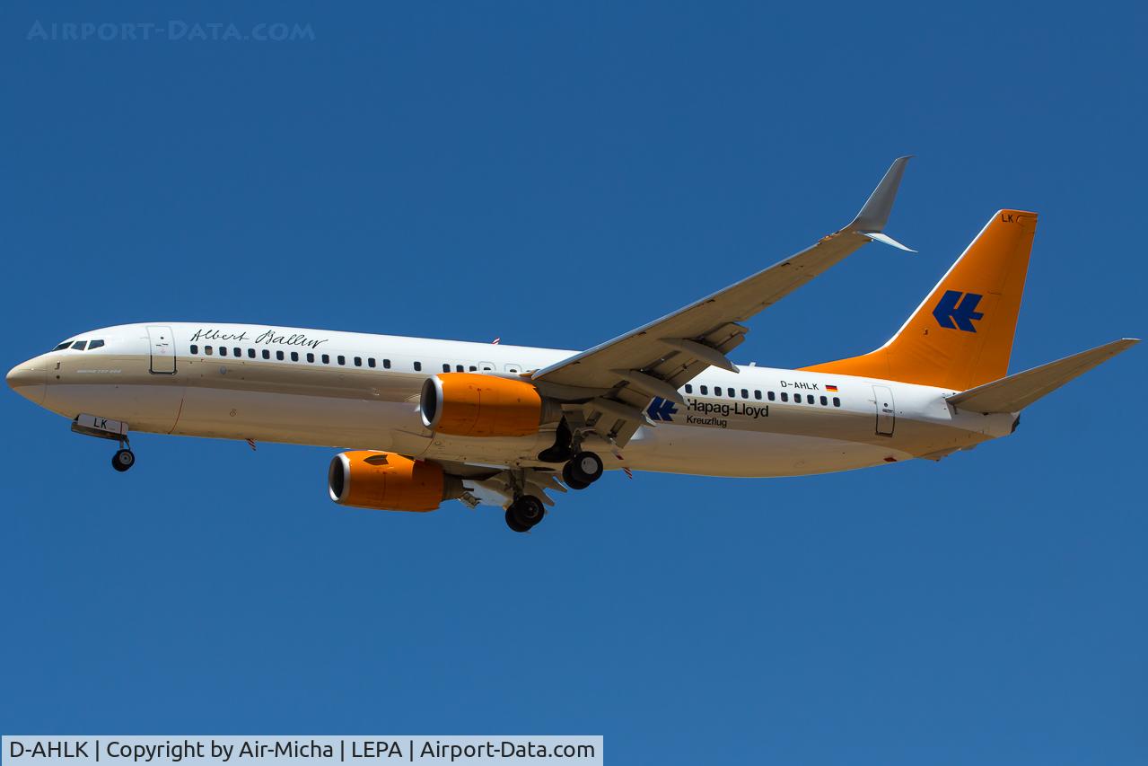 D-AHLK, 2008 Boeing 737-8K5 C/N 35143, TUIfly