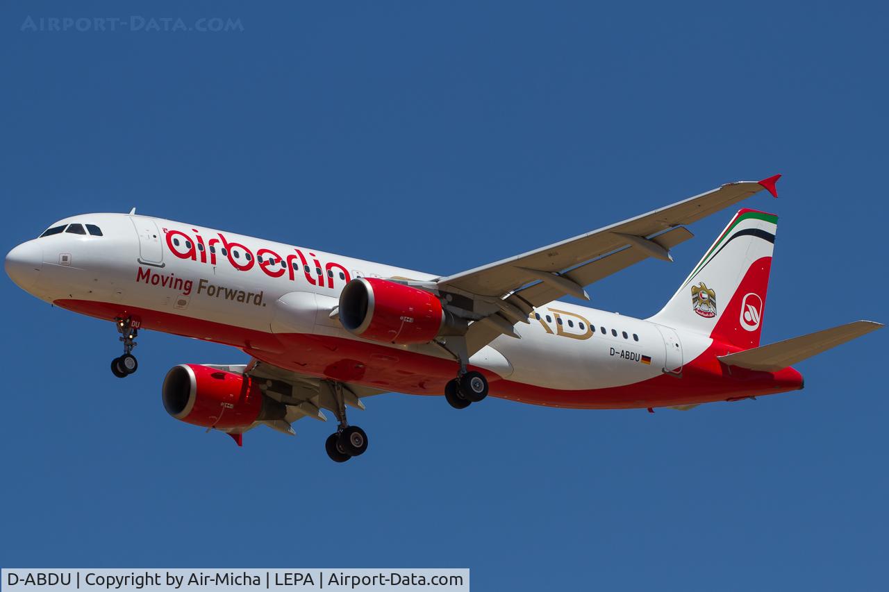 D-ABDU, 2008 Airbus A320-214 C/N 3516, Air Berlin