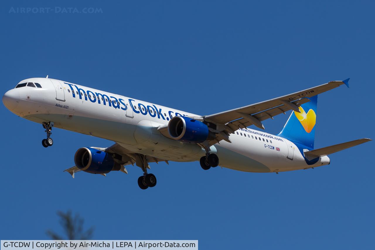 G-TCDW, 2003 Airbus A321-211 C/N 1921, Thomas Cook Airlines