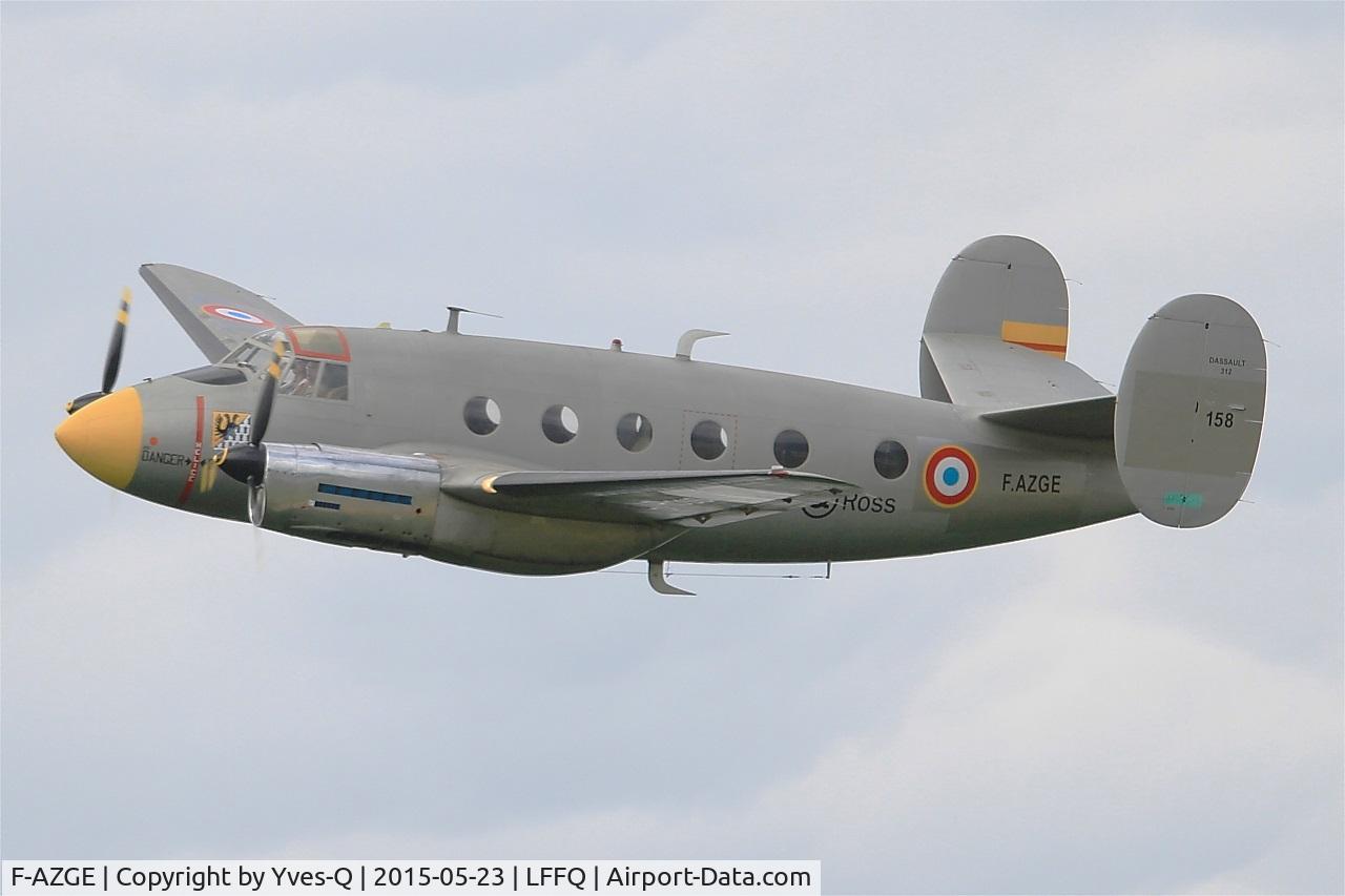 F-AZGE, 1951 Dassault MD-312 Flamant C/N 158, Dassault MD-312 Flamant, On display, La Ferté-Alais (LFFQ) Air show 2015
