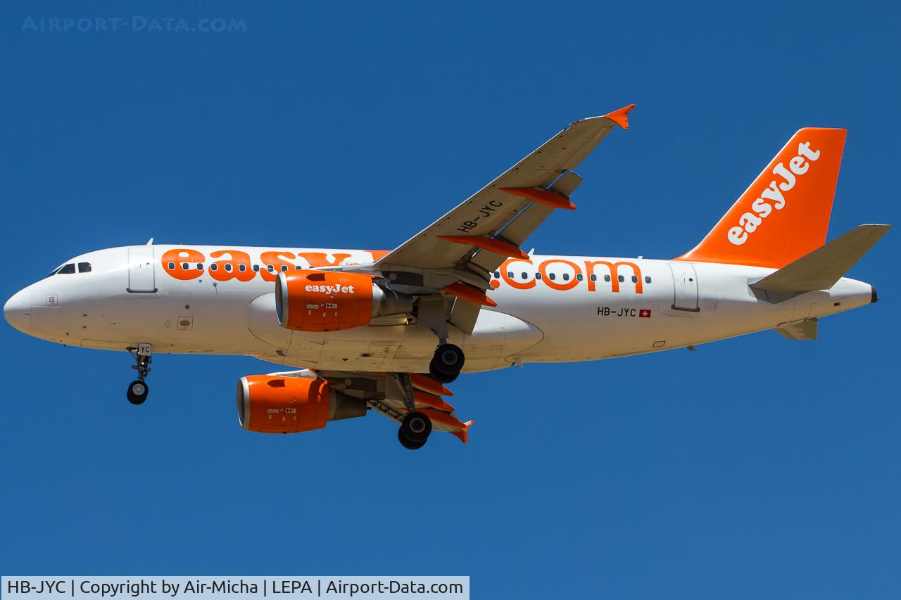 HB-JYC, 2011 Airbus A319-111 C/N 4785, EasyJet Switzerland