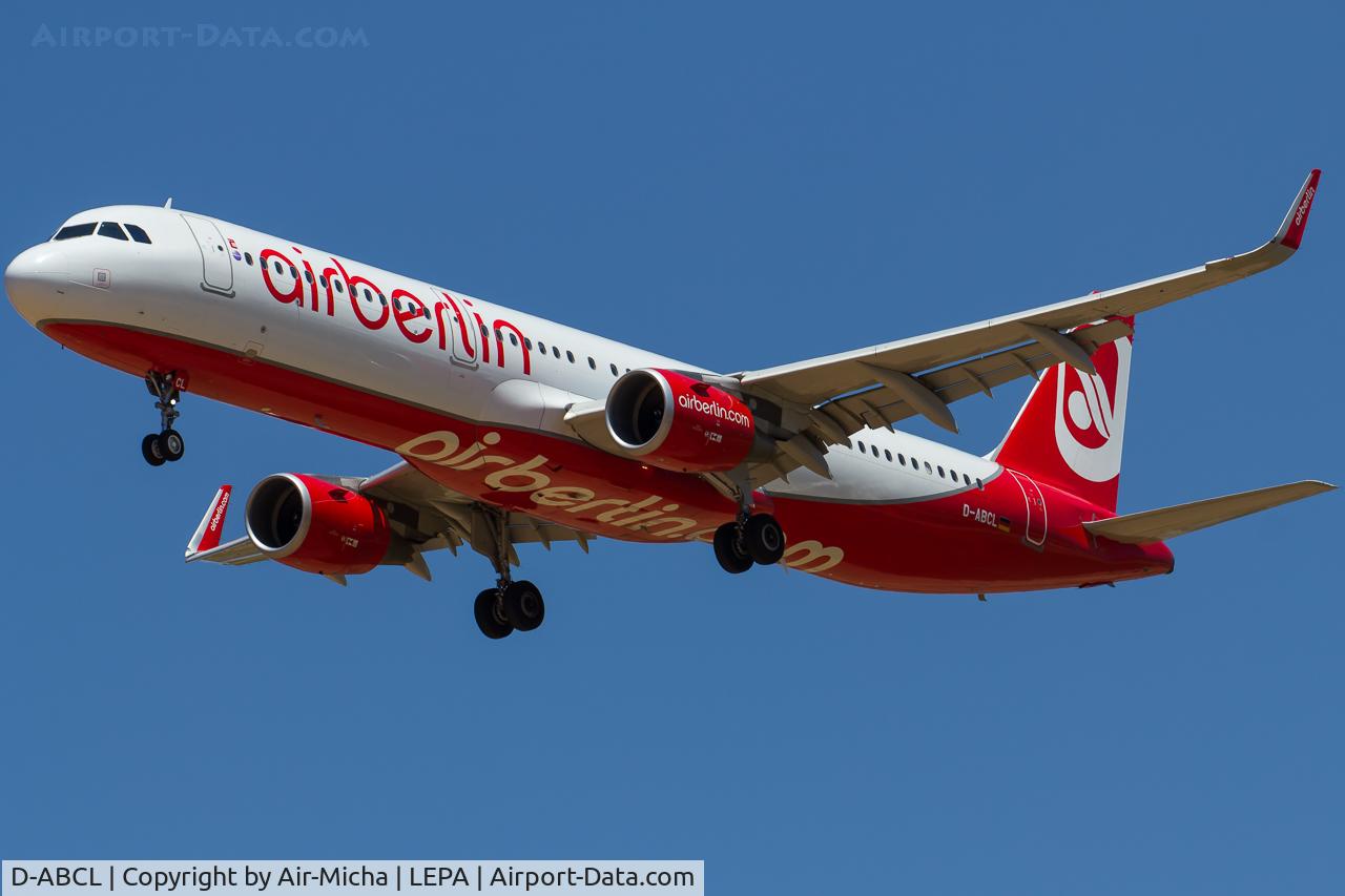 D-ABCL, 2014 Airbus A321-211 C/N 6168, Air Berlin