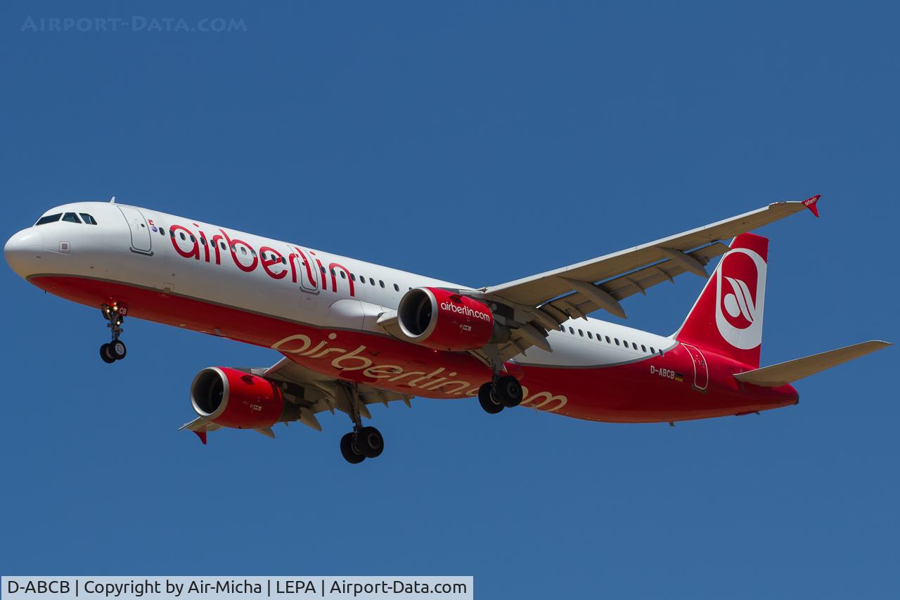 D-ABCB, 2008 Airbus A321-211 C/N 3749, Air Berlin