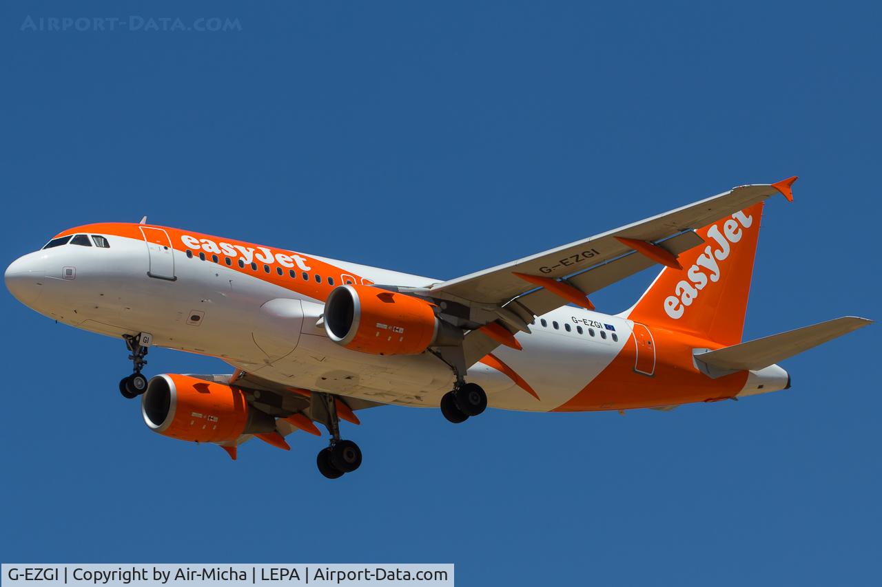 G-EZGI, 2011 Airbus A319-111 C/N 4693, EasyJet