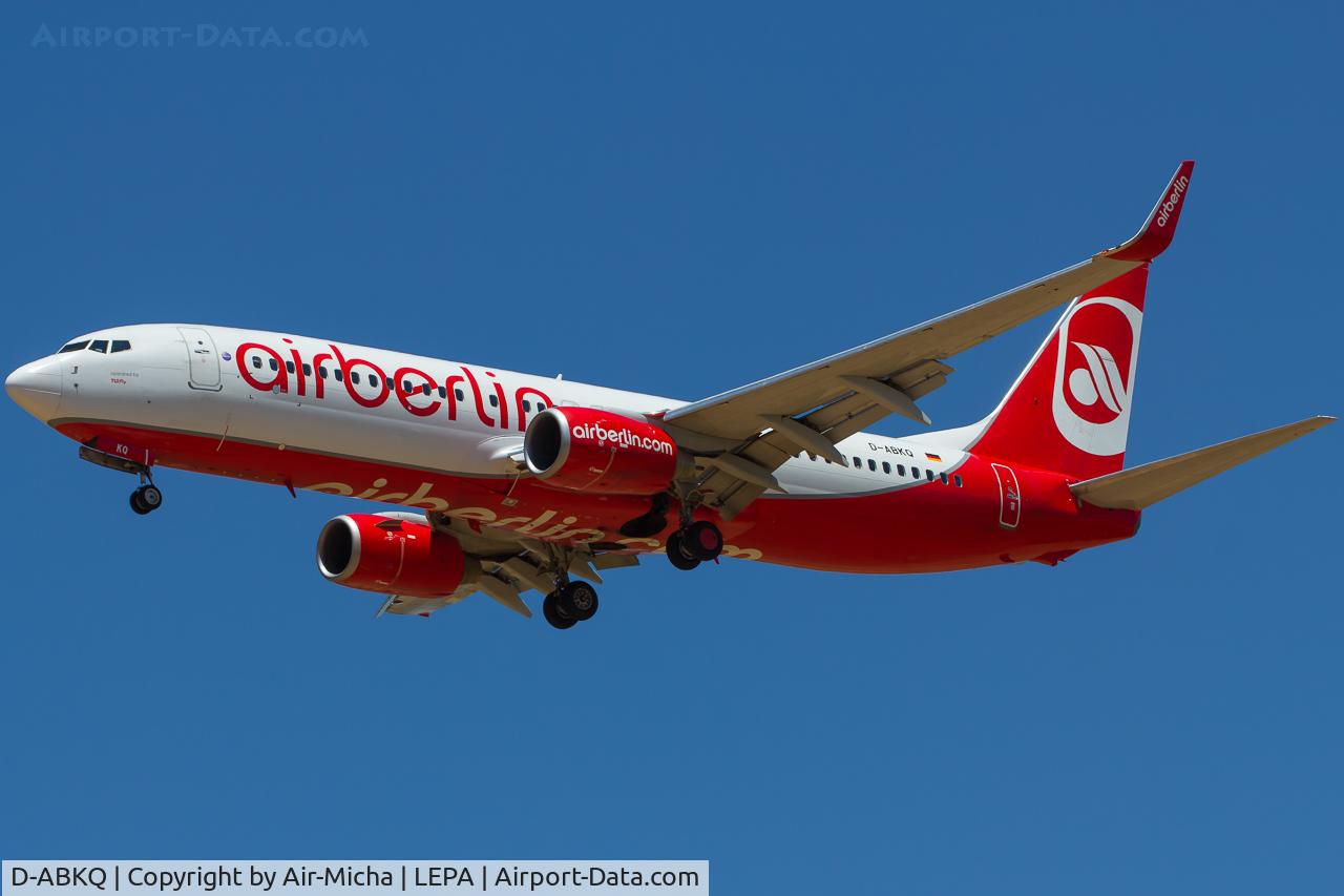 D-ABKQ, 2011 Boeing 737-86J C/N 37760, Air Berlin