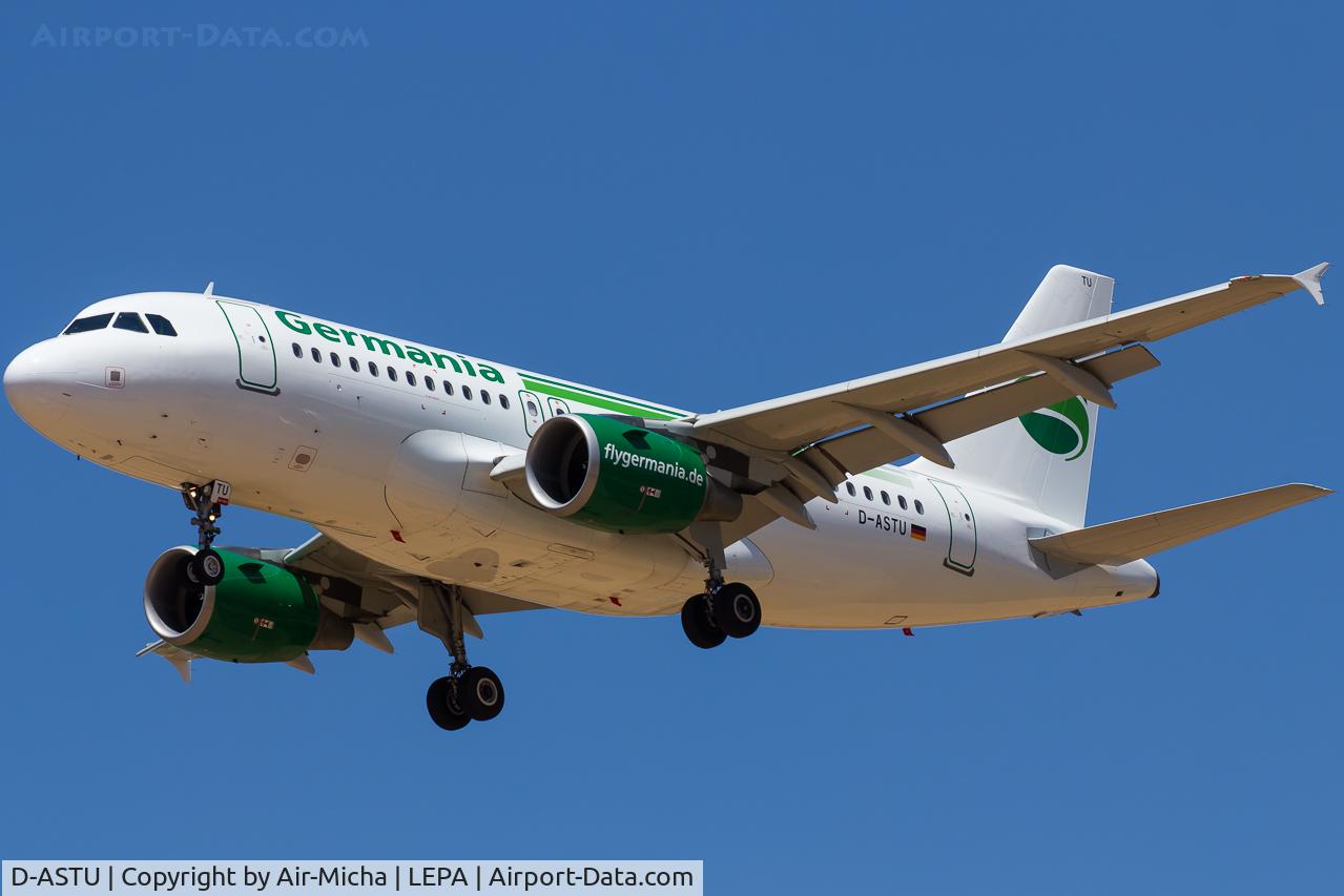 D-ASTU, 2008 Airbus A319-112 C/N 3533, Germania