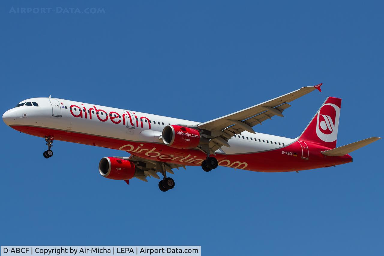 D-ABCF, 2003 Airbus A321-211 C/N 1966, Air Berlin