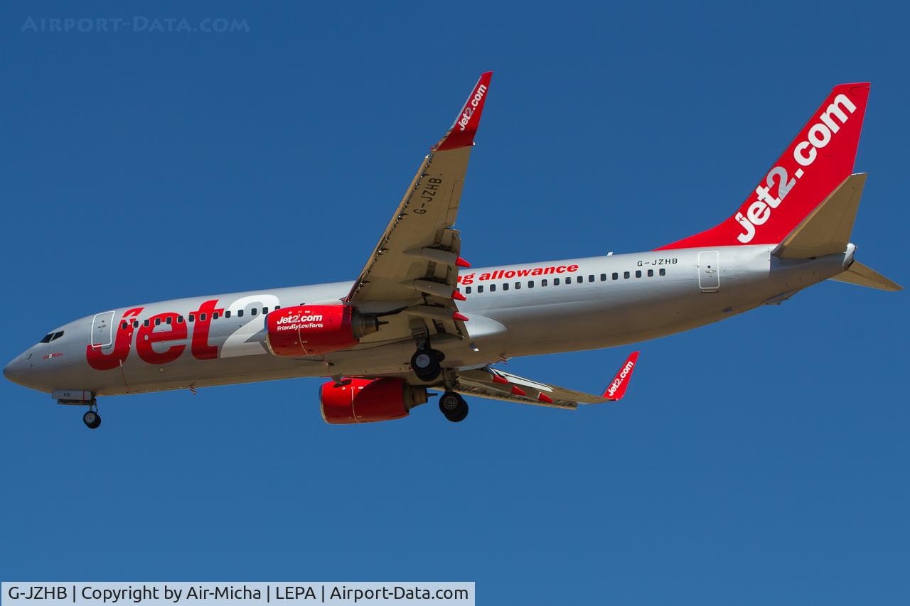 G-JZHB, 2000 Boeing 737-8K5 C/N 28623, Jet2.com
