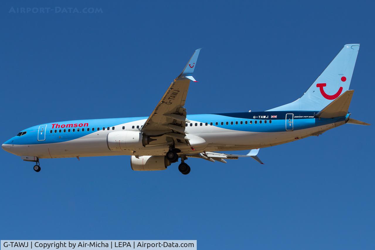 G-TAWJ, 2012 Boeing 737-8K5 C/N 38108, Thomson Airways