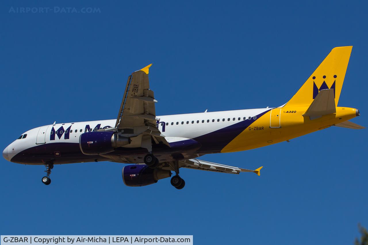 G-ZBAR, 2003 Airbus A320-214 C/N 2142, Monarch Airlines