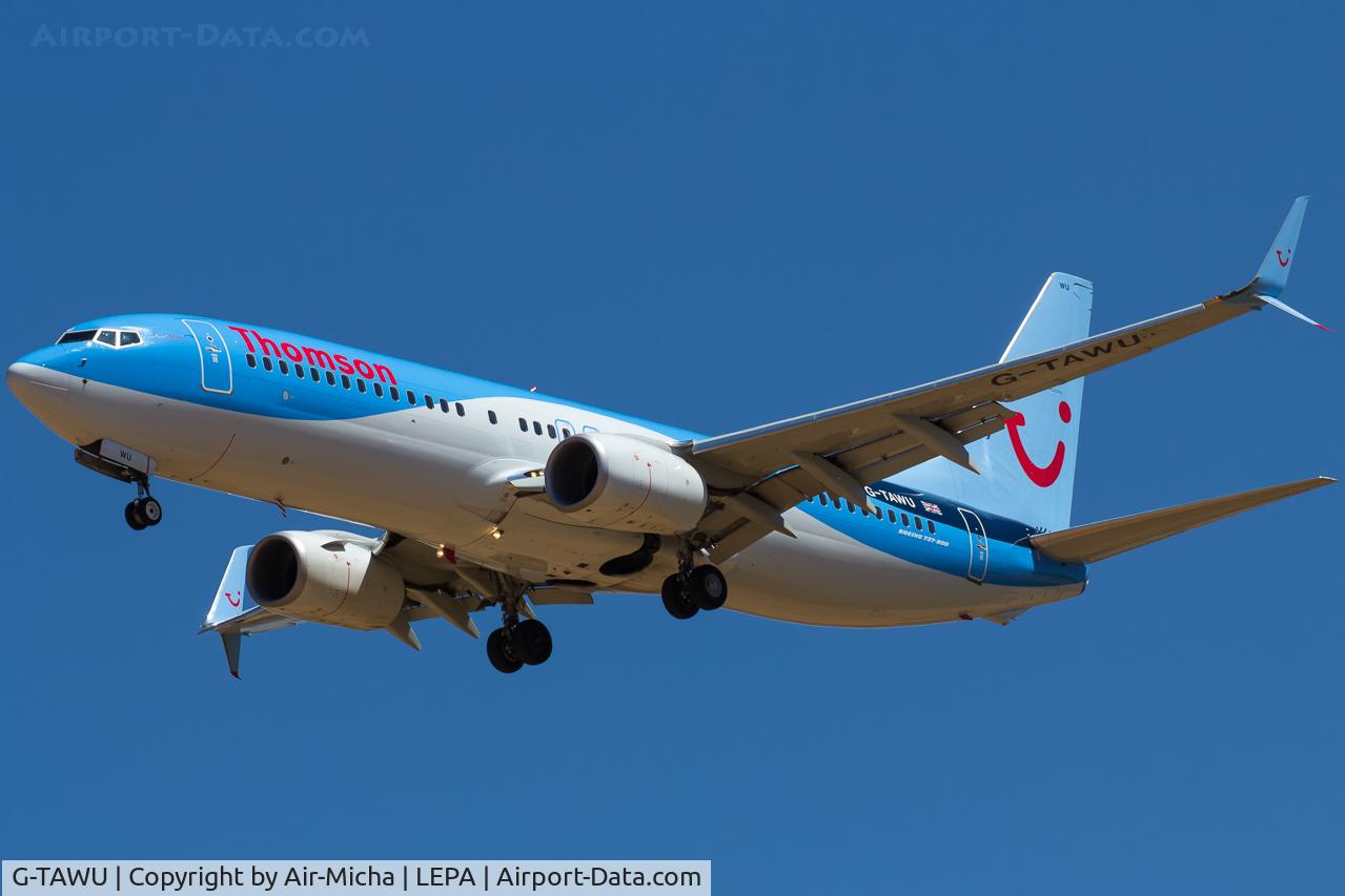G-TAWU, 2014 Boeing 737-8K5 C/N 37263, Thomson Airways