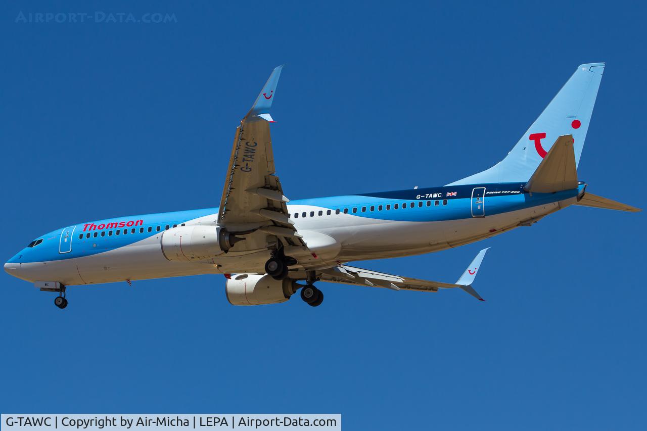 G-TAWC, 2012 Boeing 737-8K5 C/N 39922, Thomson Airways