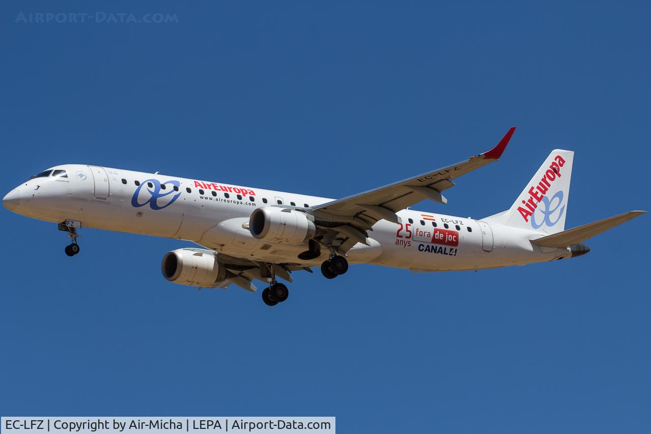 EC-LFZ, 2010 Embraer 195LR (ERJ-190-200LR) C/N 19000357, Air Europa