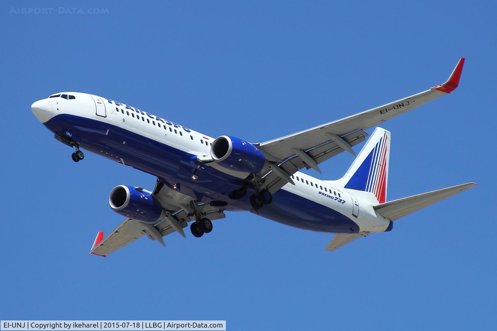 EI-UNJ, 2011 Boeing 737-86J C/N 37761, Flight from Moscow, Russia, landing on runway 30.
