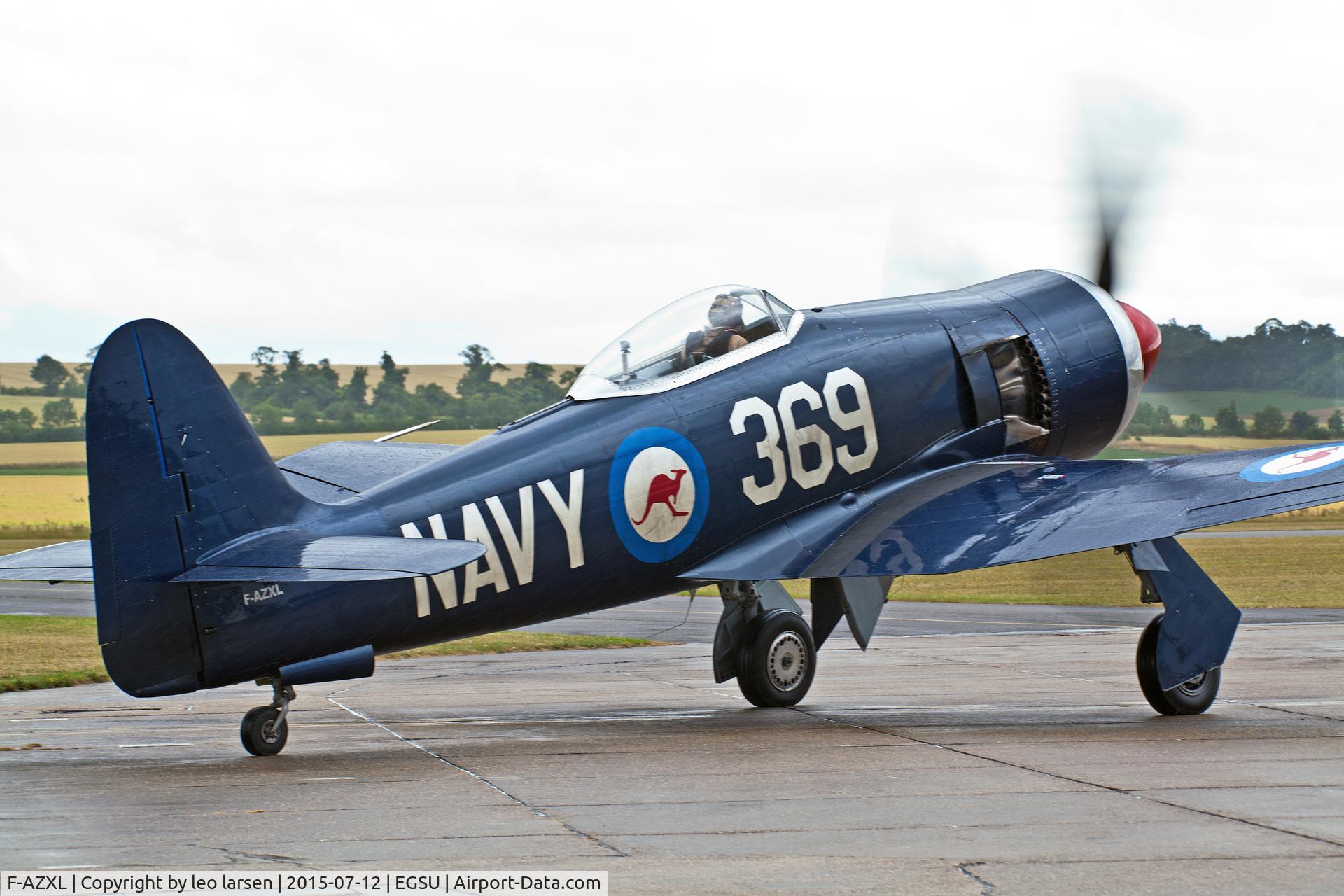 F-AZXL, 1948 Hawker Fury FB.10 C/N 37514/ISS20, Duxford 12.7.15