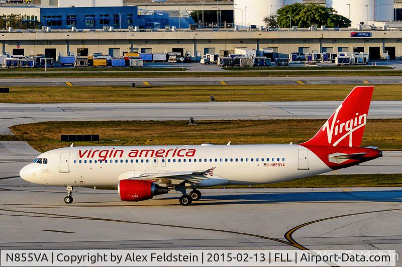 N855VA, 2012 Airbus A320-214 C/N 5179, Ft. Lauderdale