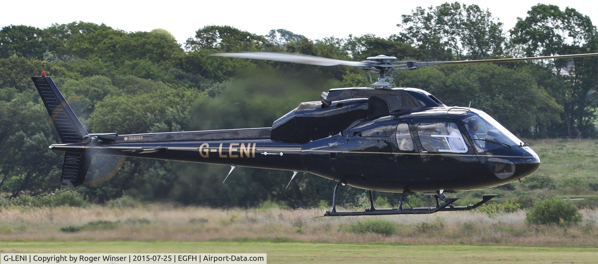 G-LENI, 1984 Aerospatiale AS-355F-1 Twin Squirrel C/N 5311, Visiting Twin Squirrel helicopter operated by Grid Defence Systems.
