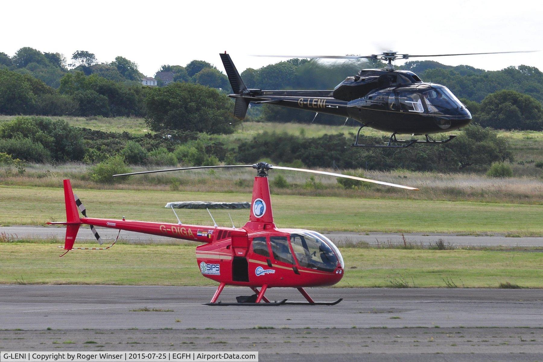 G-LENI, 1984 Aerospatiale AS-355F-1 Twin Squirrel C/N 5311, Visiting Twin Squirrel operated by Grid Defence Systems.