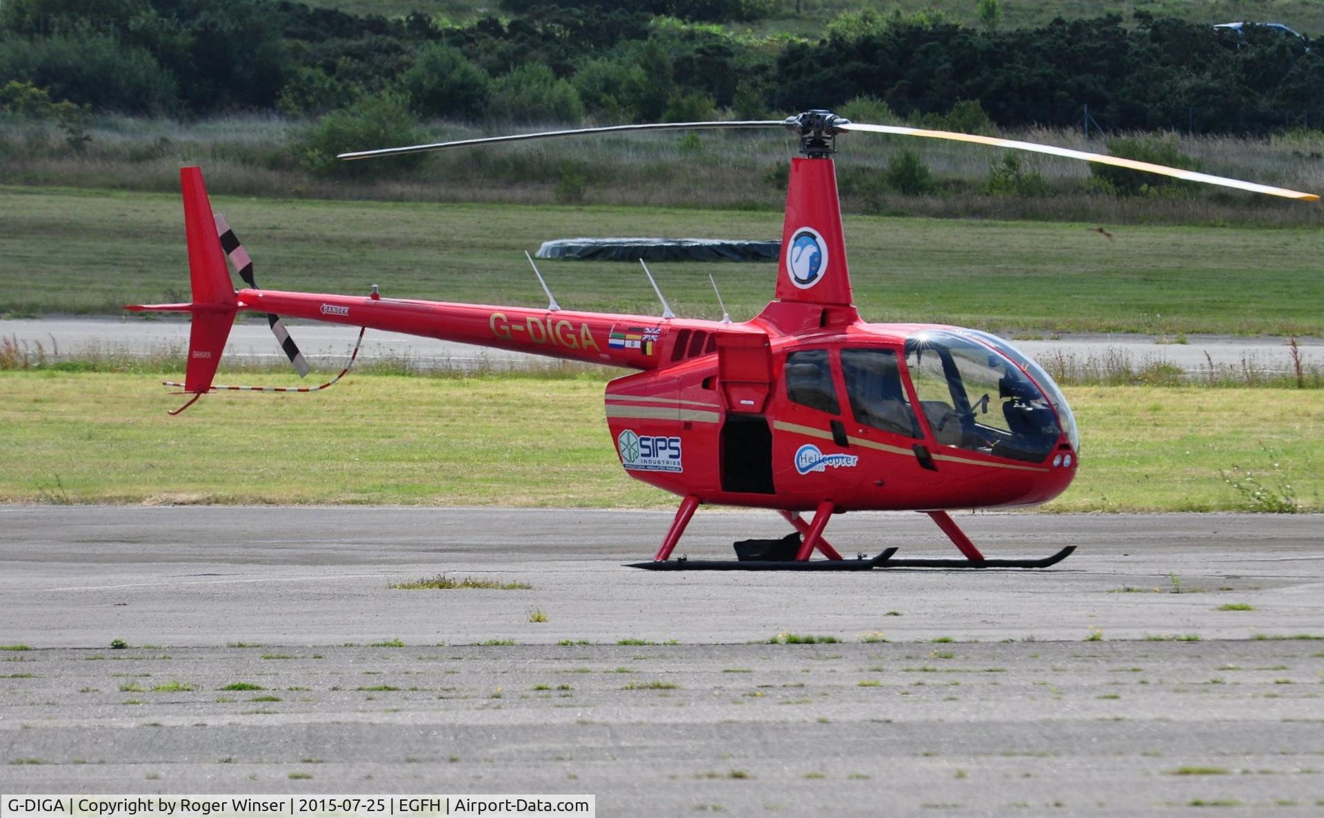 G-DIGA, 2011 Robinson R66 Turbine C/N 0031, Visiting Robinson R-66 helicopter operated by Helicopter Services.