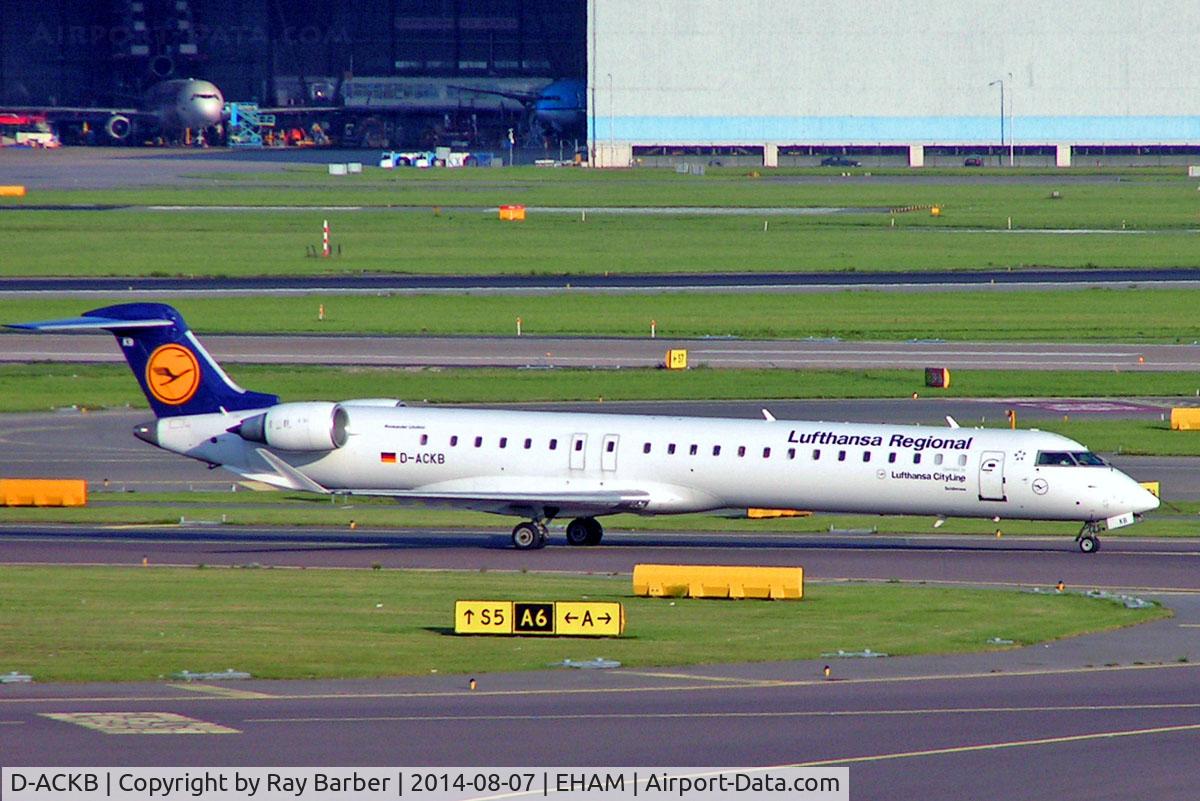 D-ACKB, 2006 Bombardier CRJ-900LR (CL-600-2D24) C/N 15073, Canadair CRJ-900 [15073] (Lufthansa Regional) Amsterdam-Schiphol~PH 07/08/2014