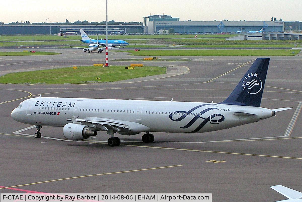 F-GTAE, 1998 Airbus A321-211 C/N 0796, Airbus A321-211 [0796] (Air France) Amsterdam-Schiphol~PH 06/08/2014