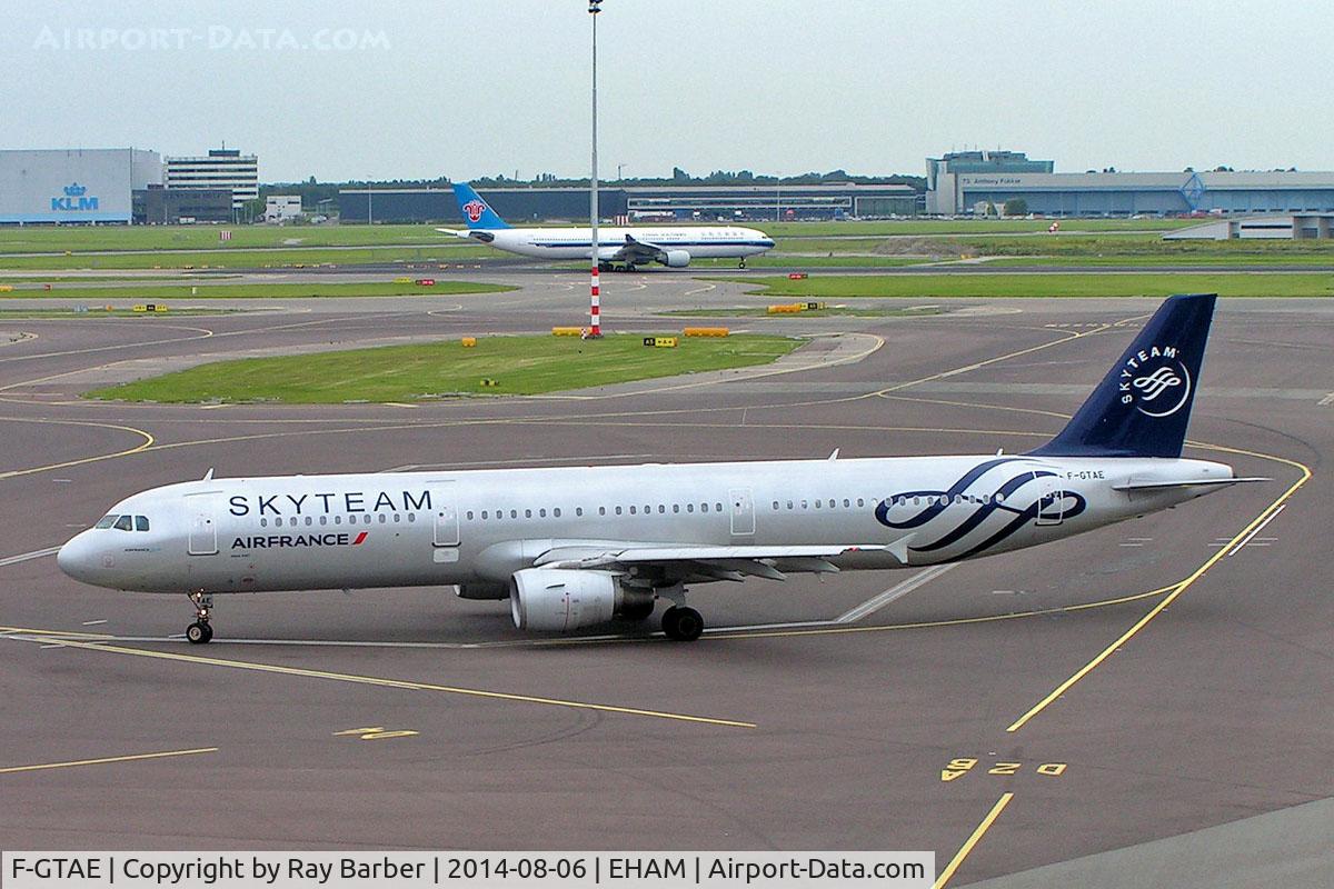 F-GTAE, 1998 Airbus A321-211 C/N 0796, Airbus A321-211 [0796] (Air France) Amsterdam-Schiphol~PH 06/08/2014