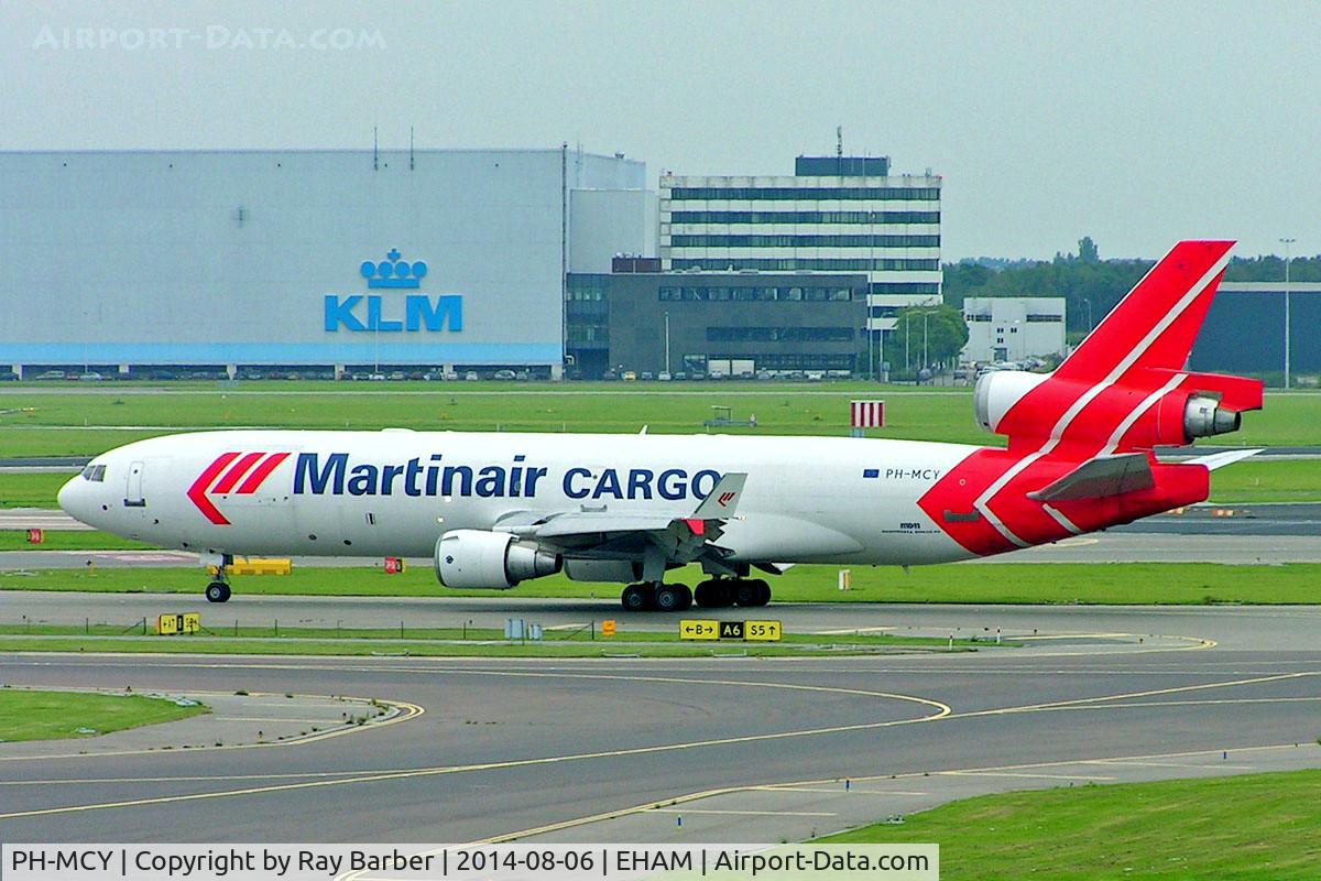 PH-MCY, 1991 McDonnell Douglas MD-11F C/N 48445, McDonnell-Douglas MD-11CF [48445] (Marinair Cargo) Amsterdam-Schiphol~PH 06/08/2014