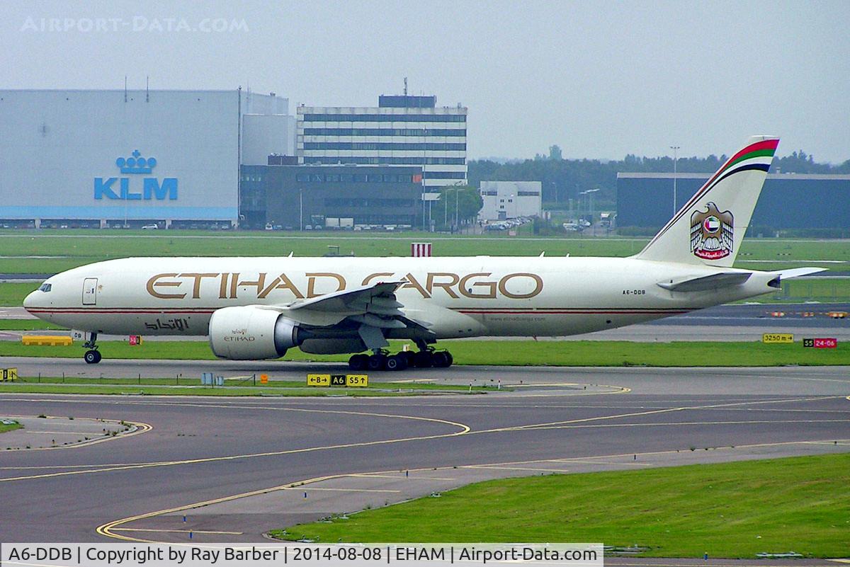 A6-DDB, 2013 Boeing 777-FFX C/N 39692, Boeing 777-FFX [39692] (Etihad Cargo) Amsterdam-Schiphol~PH 08/08/2014