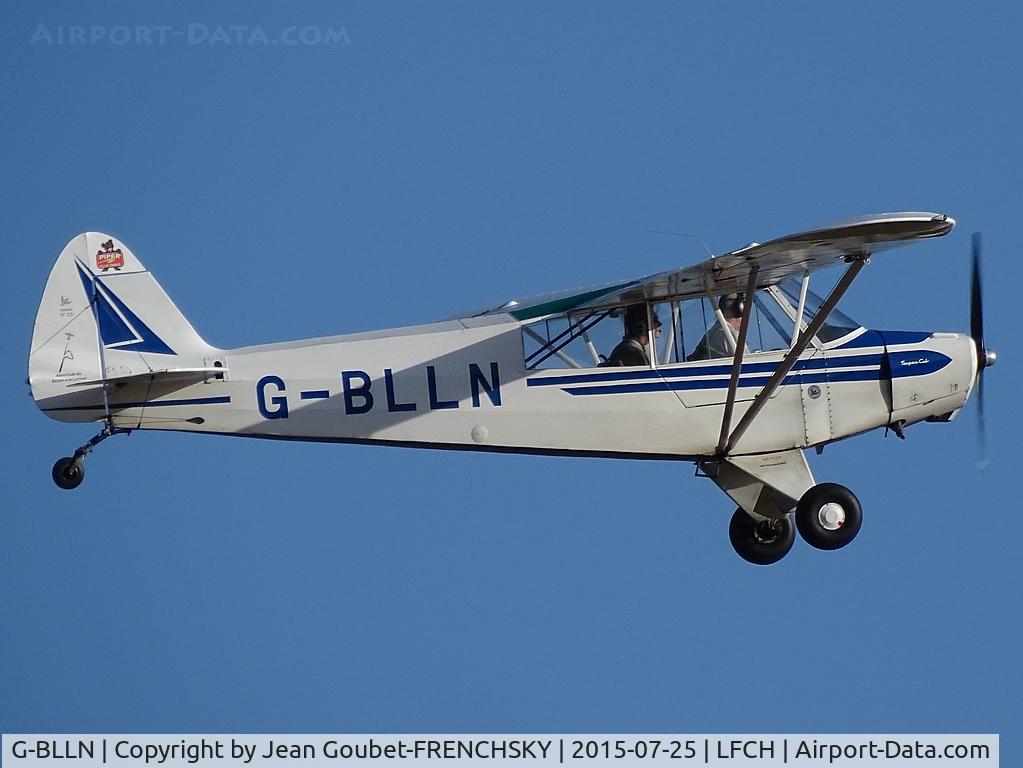 G-BLLN, 1954 Piper L-18C Super Cub C/N 18-3447, after take off
