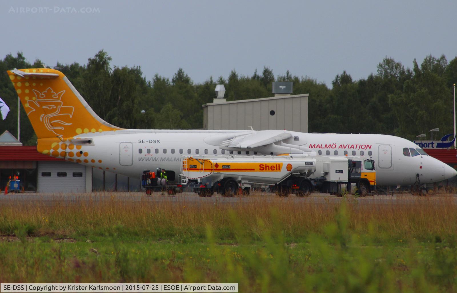 SE-DSS, 1994 British Aerospace Avro 146-RJ100 C/N E3245, Bound for Croatia.