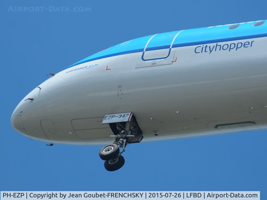 PH-EZP, 2010 Embraer 190LR (ERJ-190-100LR) C/N 19000347, KLM landing 23 from AMS