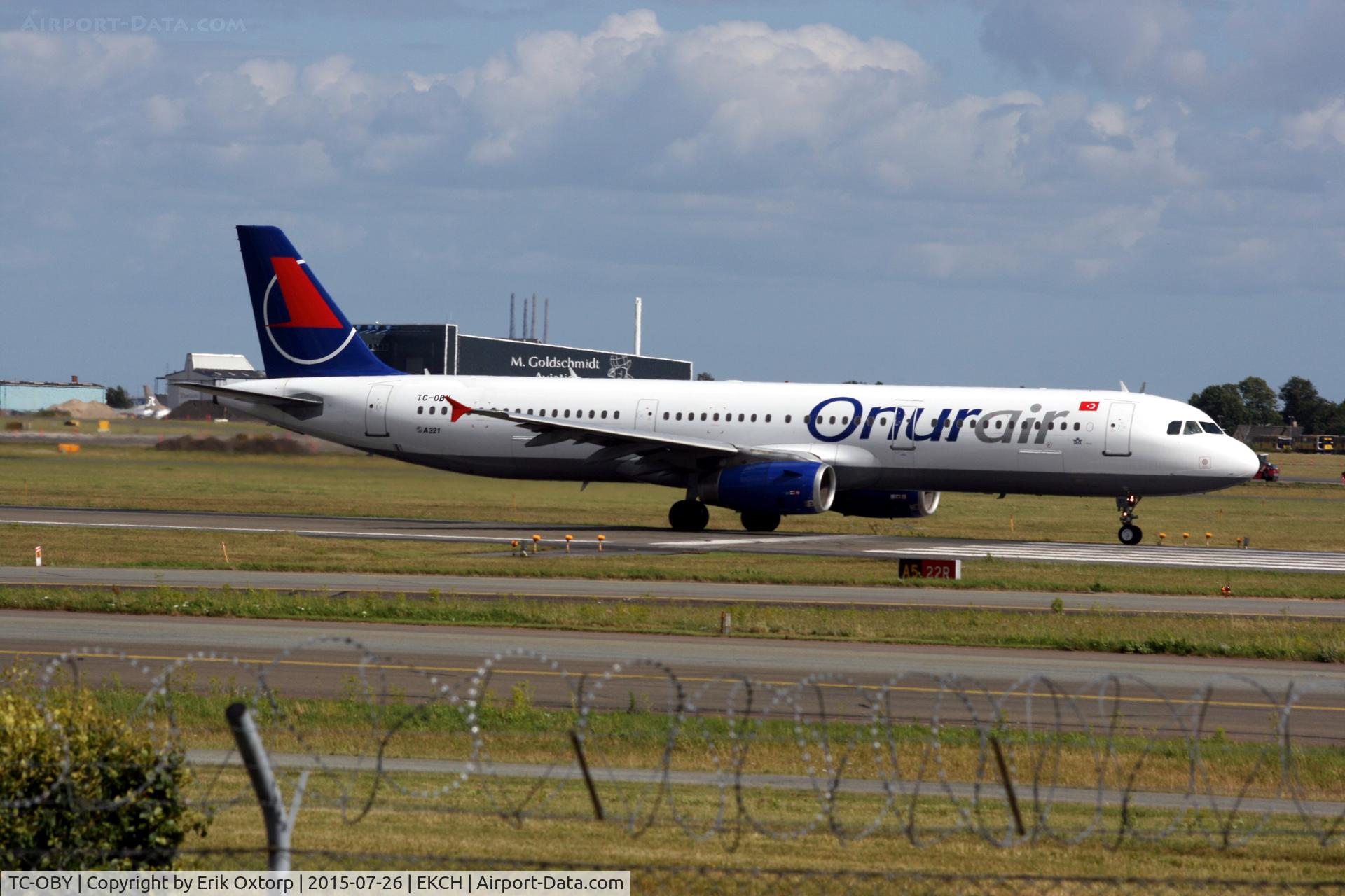 TC-OBY, 1998 Airbus A321-231 C/N 810, TC-OBY taking off rw 22R