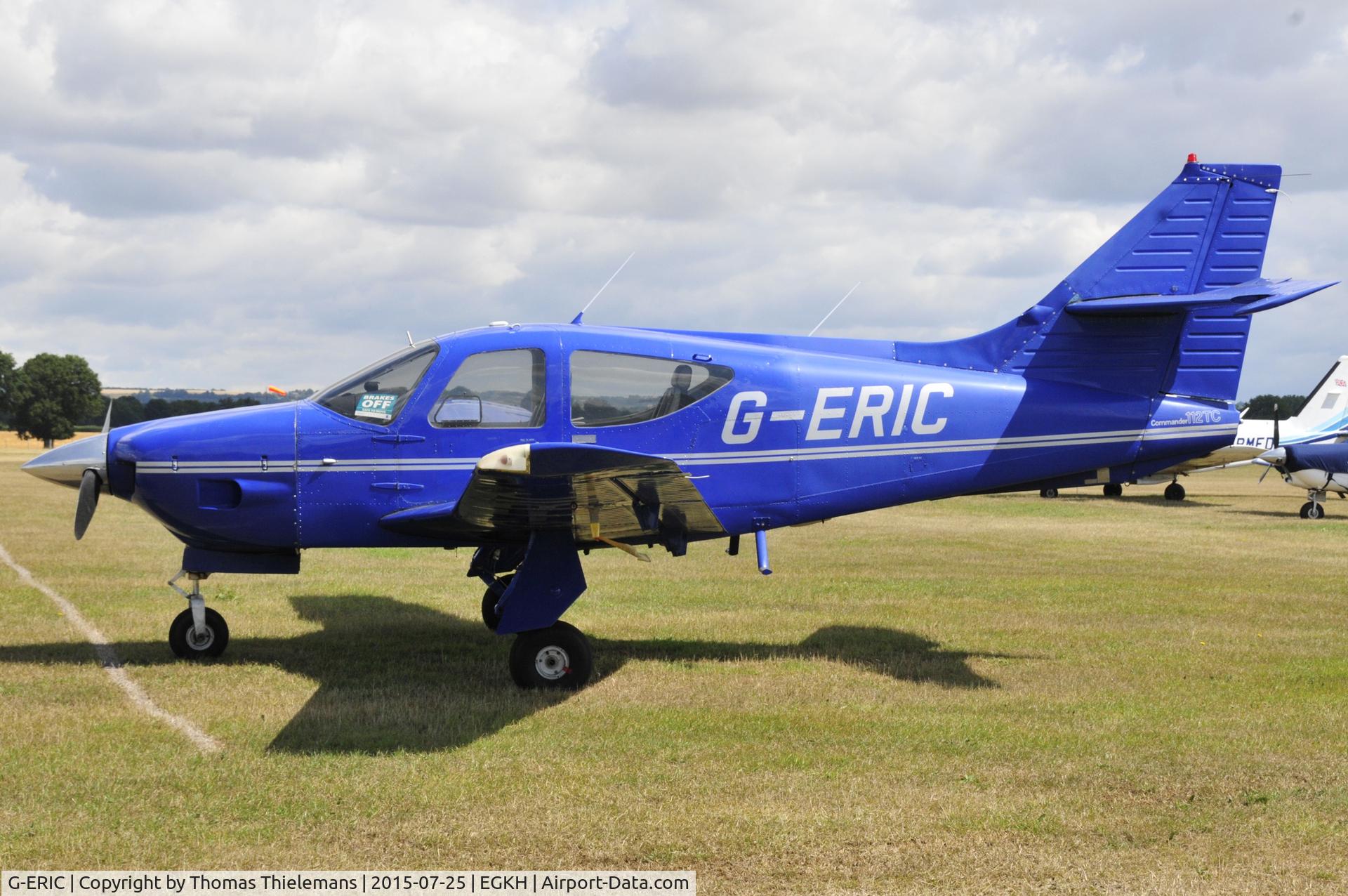 G-ERIC, 1976 Rockwell International 112TC Commander Commander C/N 13010, Parked