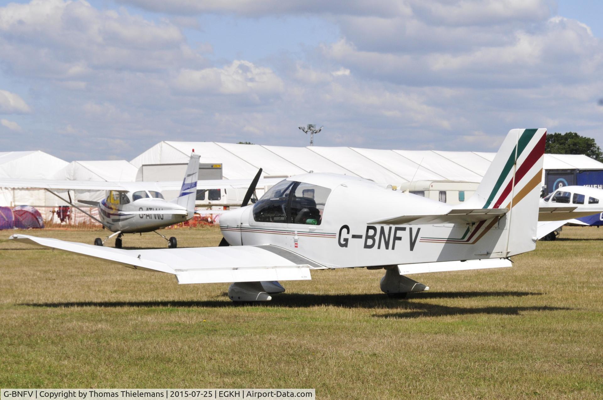 G-BNFV, 1987 Robin DR-400-120 Dauphin C/N 1767, Parked