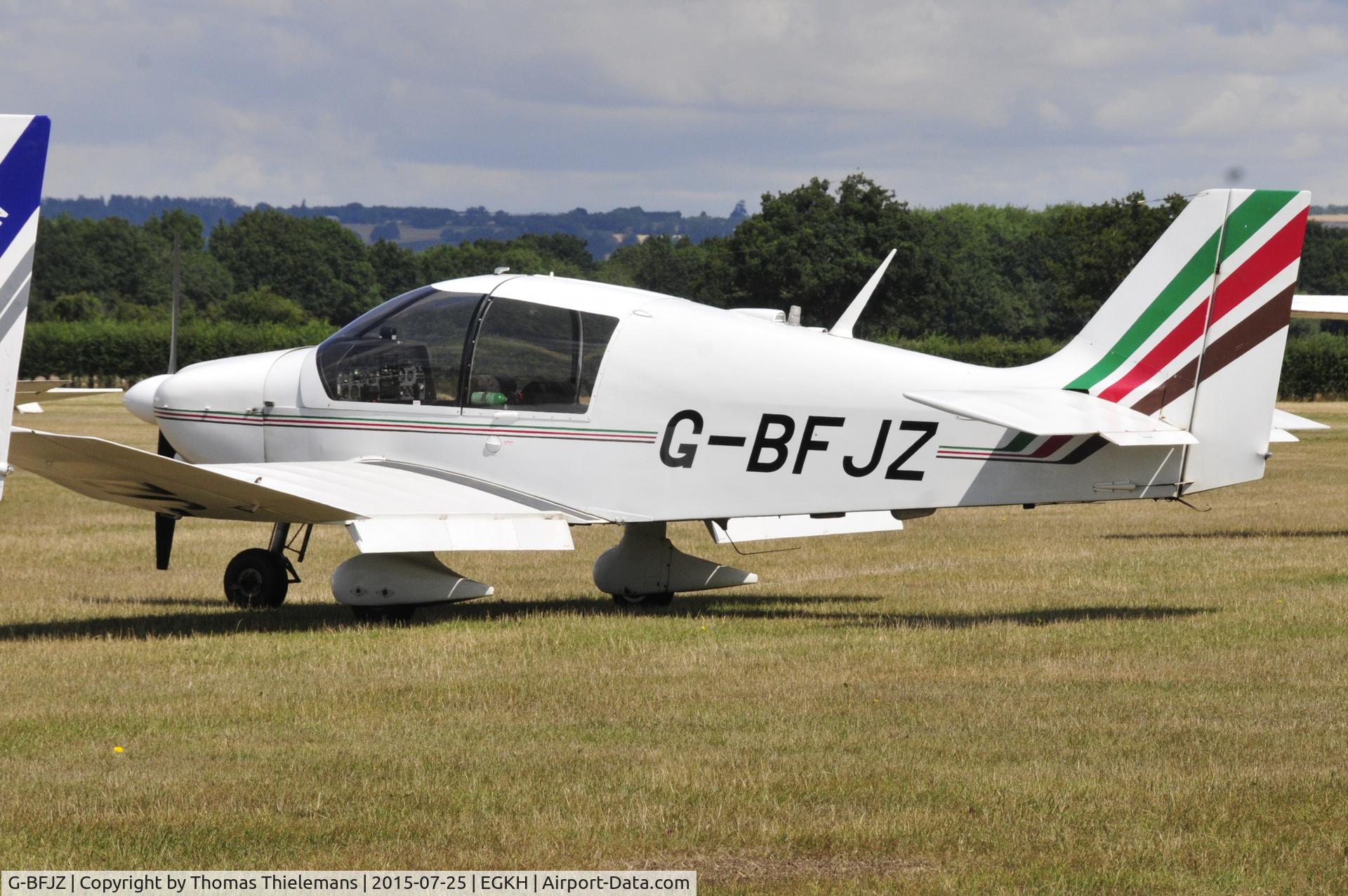 G-BFJZ, 1978 Robin DR-400-140B Major C/N 1290, Parked