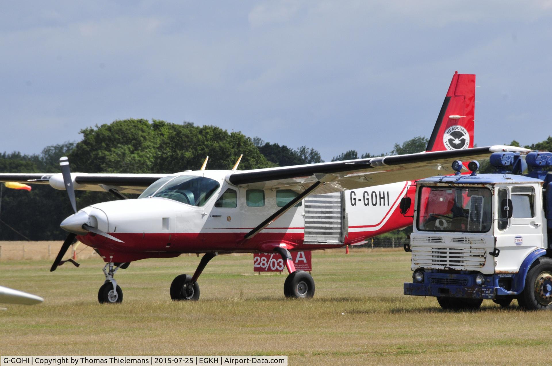 G-GOHI, 1985 Cessna 208 Caravan I C/N 20800040, Parked