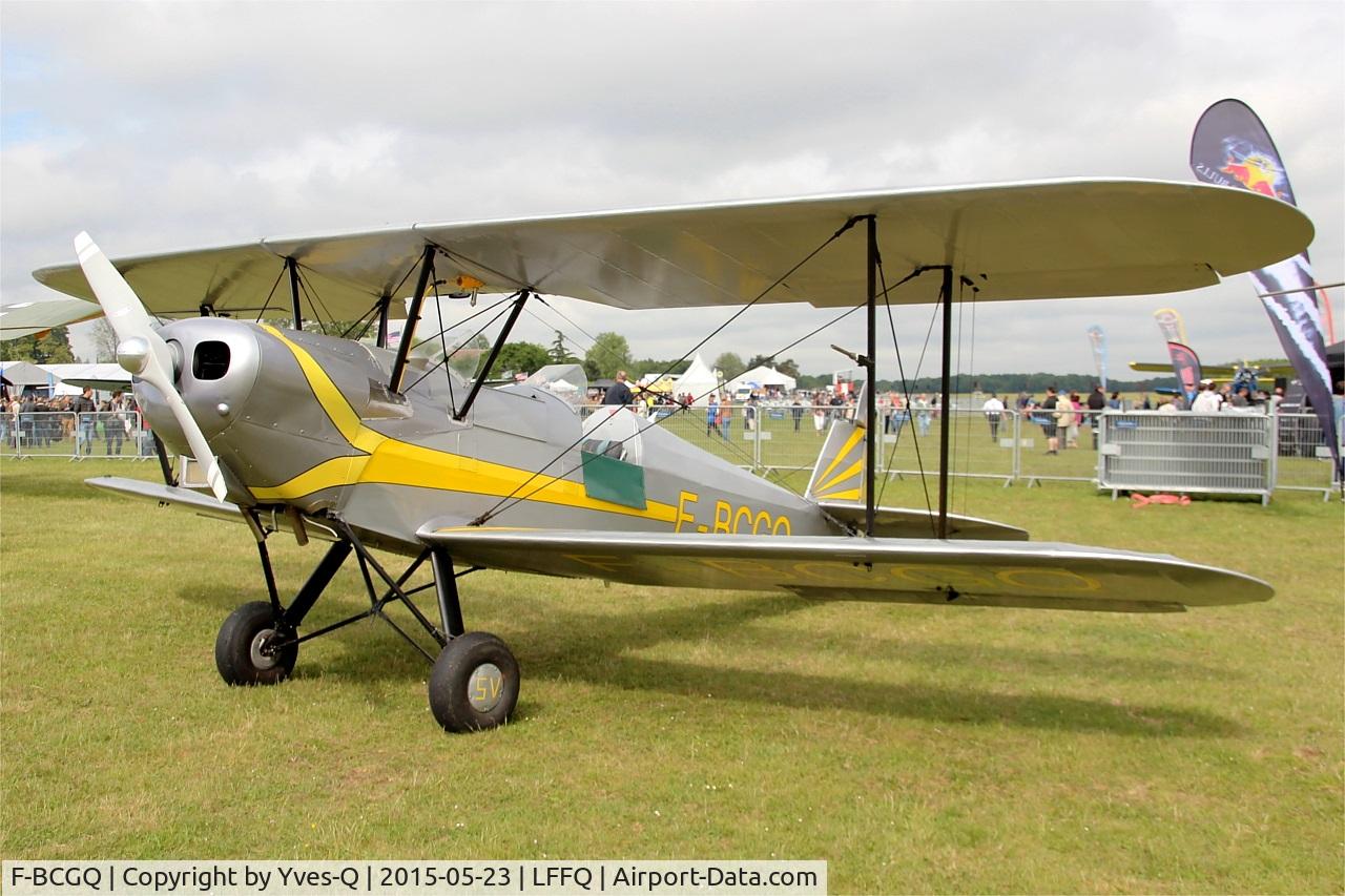 F-BCGQ, Stampe-Vertongen SV-4A C/N 263, Stampe-Vertongen SV-4A, Static display, La Ferté-Alais airfield (LFFQ) Air show 2015