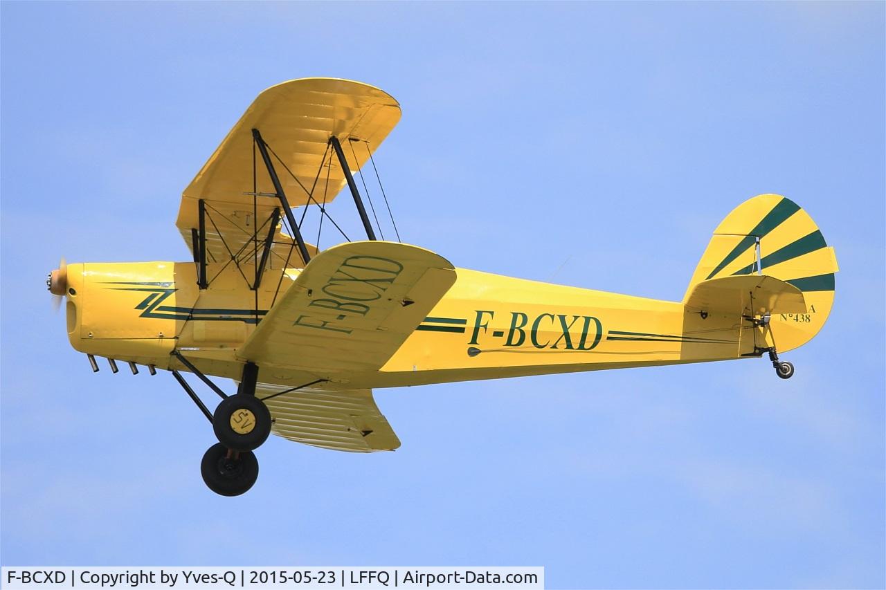 F-BCXD, 1946 Stampe and Vertongen SV-4A C/N 438, Stampe-Vertongen SV-4A, On display, La Ferté-Alais Airfield (LFFQ) Air show 2015