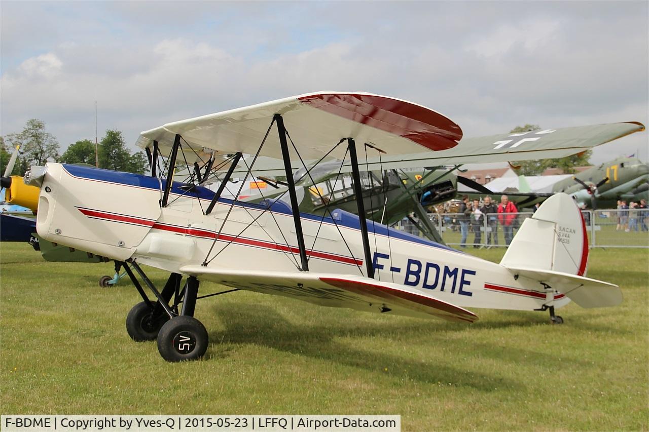 F-BDME, Stampe-Vertongen SV-4A C/N 635, Stampe-Vertongen SV-4A, Static display, La Ferté-Alais airfield (LFFQ) Air show 2015