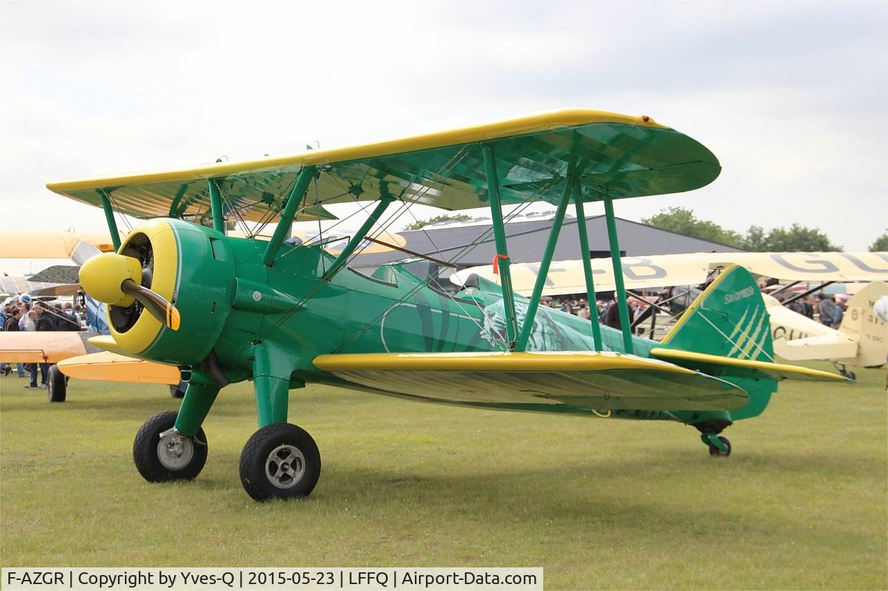 F-AZGR, Boeing N2S-3 Kaydet (B75N1) C/N 75-2650, Boeing N2S-3 Kaydet (B75N1), Static display, La Ferté-Alais airfield (LFFQ) Airshow 2015
