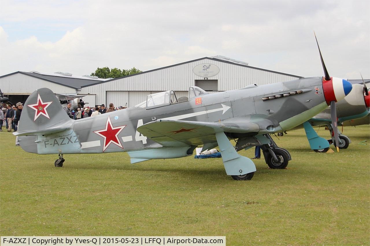 F-AZXZ, 1944 Yakovlev Yak-3UA Replica C/N Y337, Yakovlev YAK-3UA Replica, Static display, La Ferté-Alais Airfield (LFFQ) Air show 2015