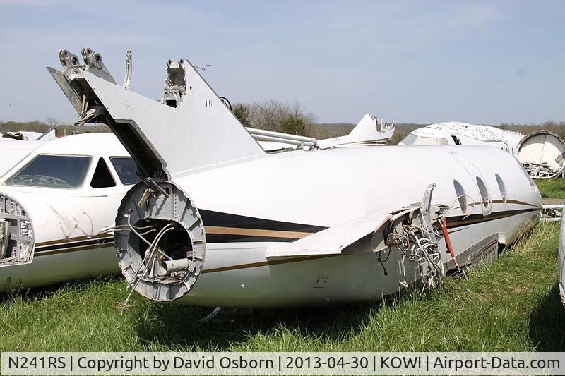 N241RS, 1974 Dassault Falcon 10 C/N 18, N241RS is now used for parts in Rantoul, Kansas.