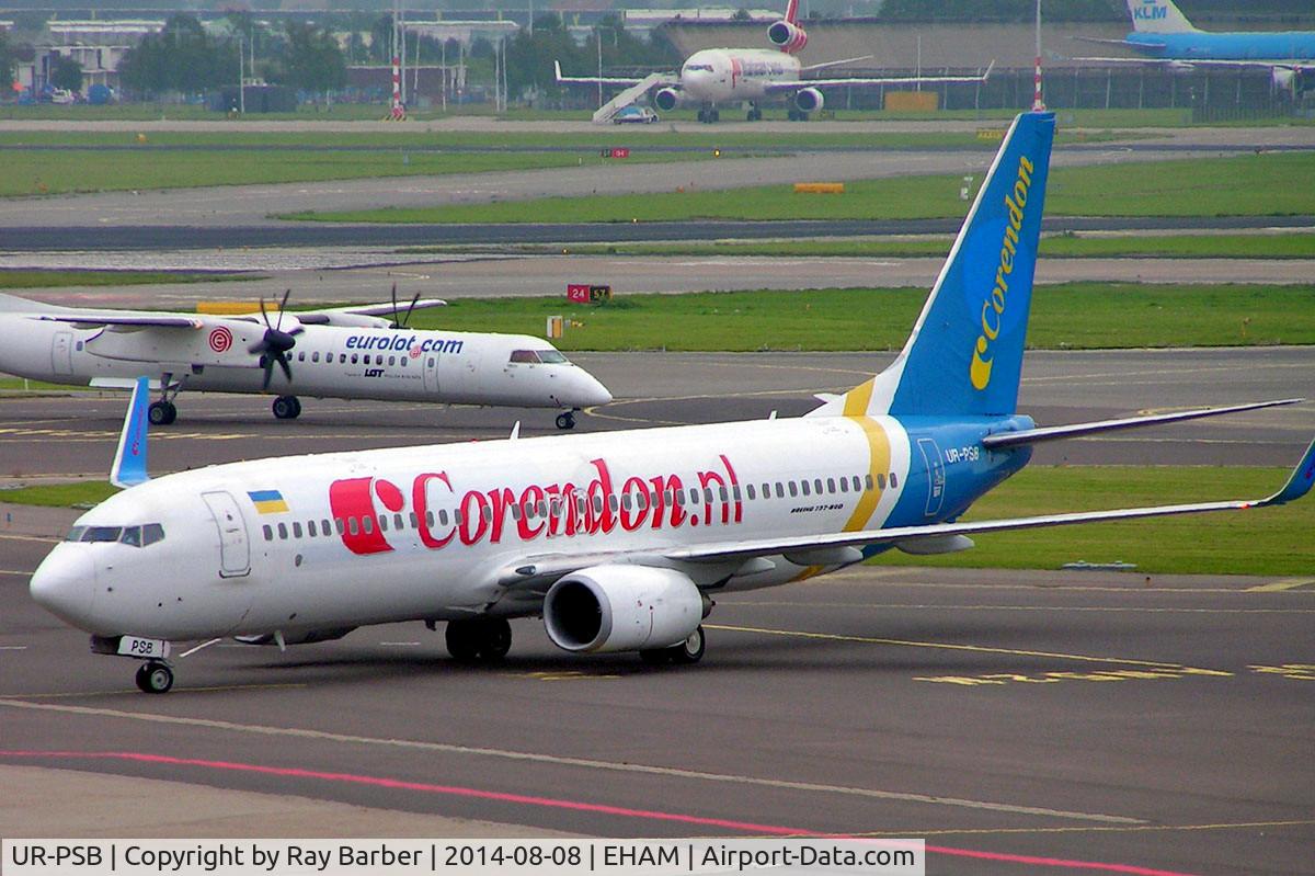 UR-PSB, 2009 Boeing 737-8HX C/N 29654, Boeing 737-8HX [29654] (Corendon Dutch Airlines) Amsterdam-Schiphol~PH 08/08/2014