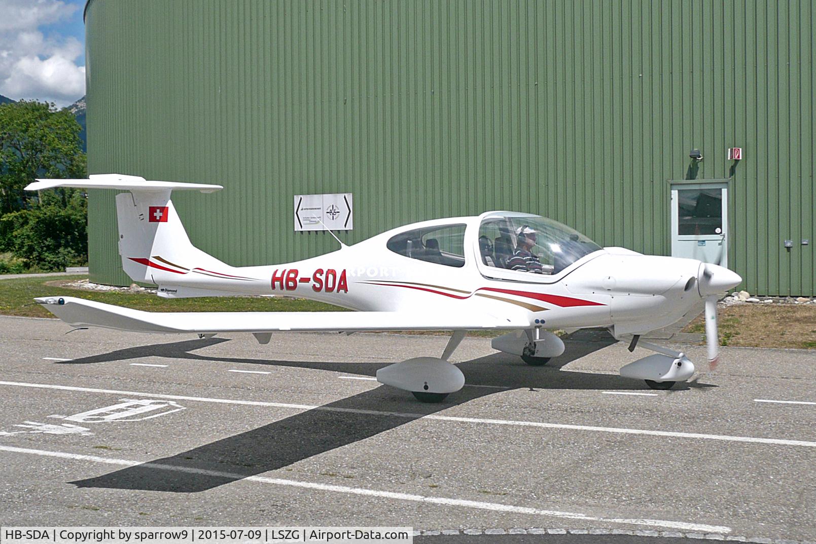 HB-SDA, 2001 Diamond DA-40 Diamond Star C/N 40.053, Based here since new. HB-registered from 2001-09-19 until 2016-01-28.
