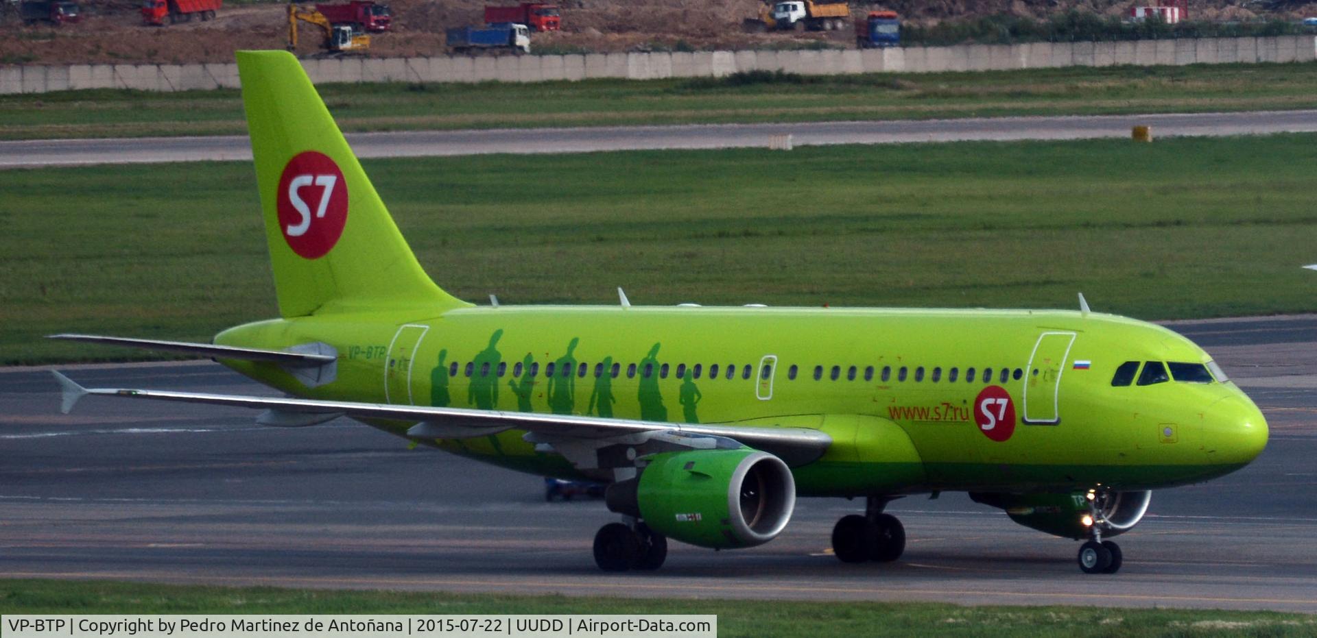 VP-BTP, 1999 Airbus A319-114 C/N 1131, Domodedovo - Moscu - Rusia